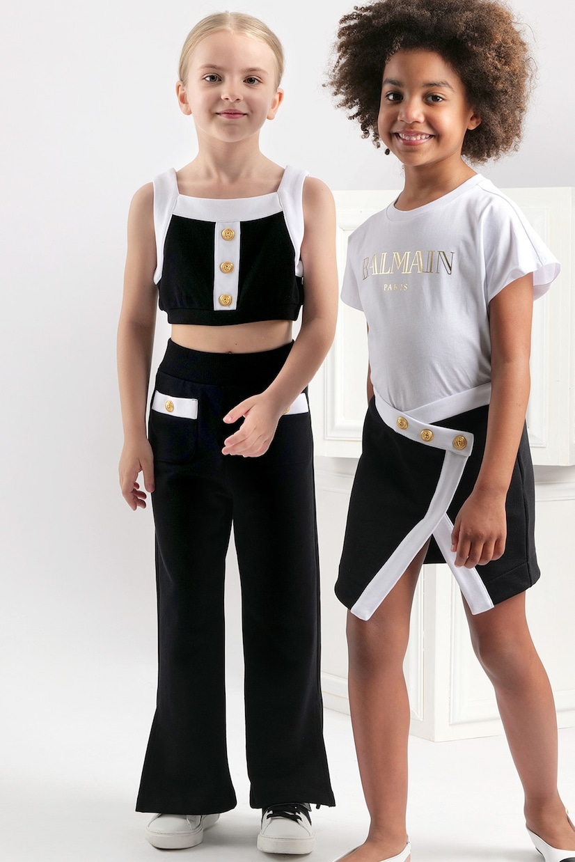 Pantalones deportivos de algodón | Balmain Kids