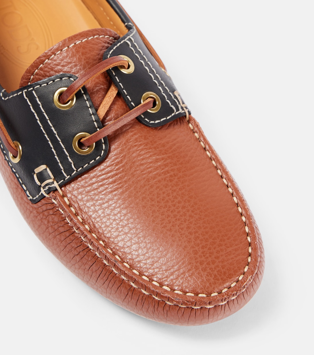 Scarpe da barca in pelle Gommino Bubble di TOD'S per giovani trendy