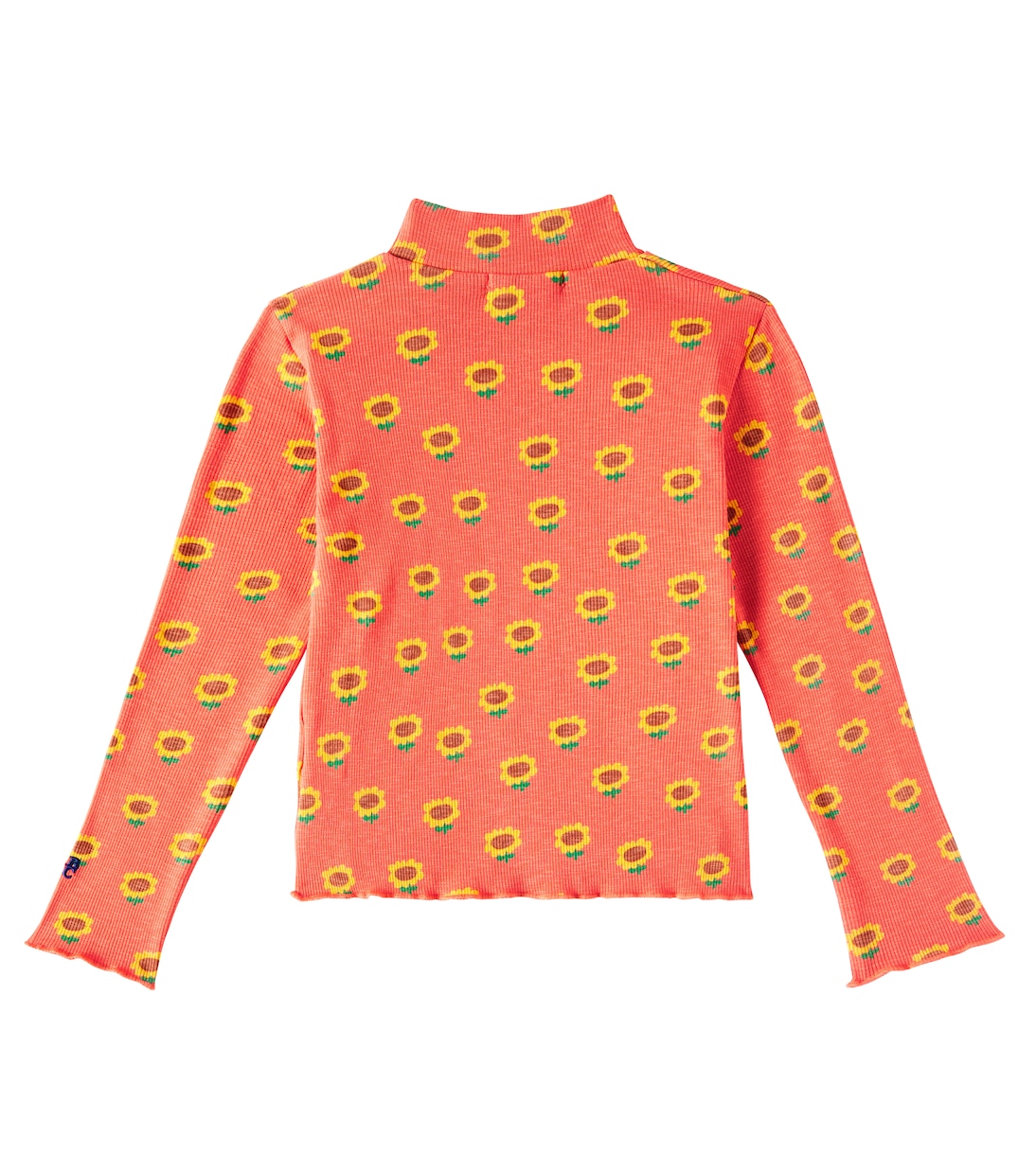 Sunflower cotton-blend jersey turtleneck top | Bobo Choses