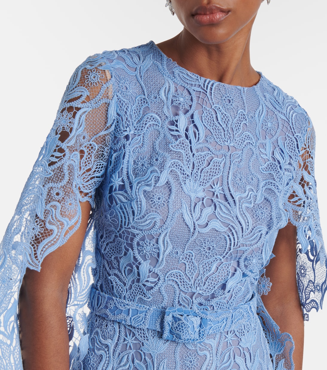 Vestido de cóctel de encaje floral | Oscar de la Renta