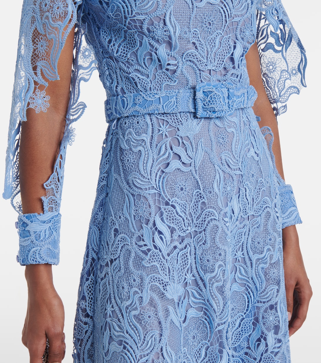 Vestido de cóctel de encaje floral | Oscar de la Renta