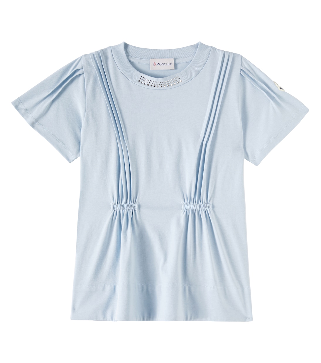 Top aus Jersey mit Kristallen | Moncler Enfant
