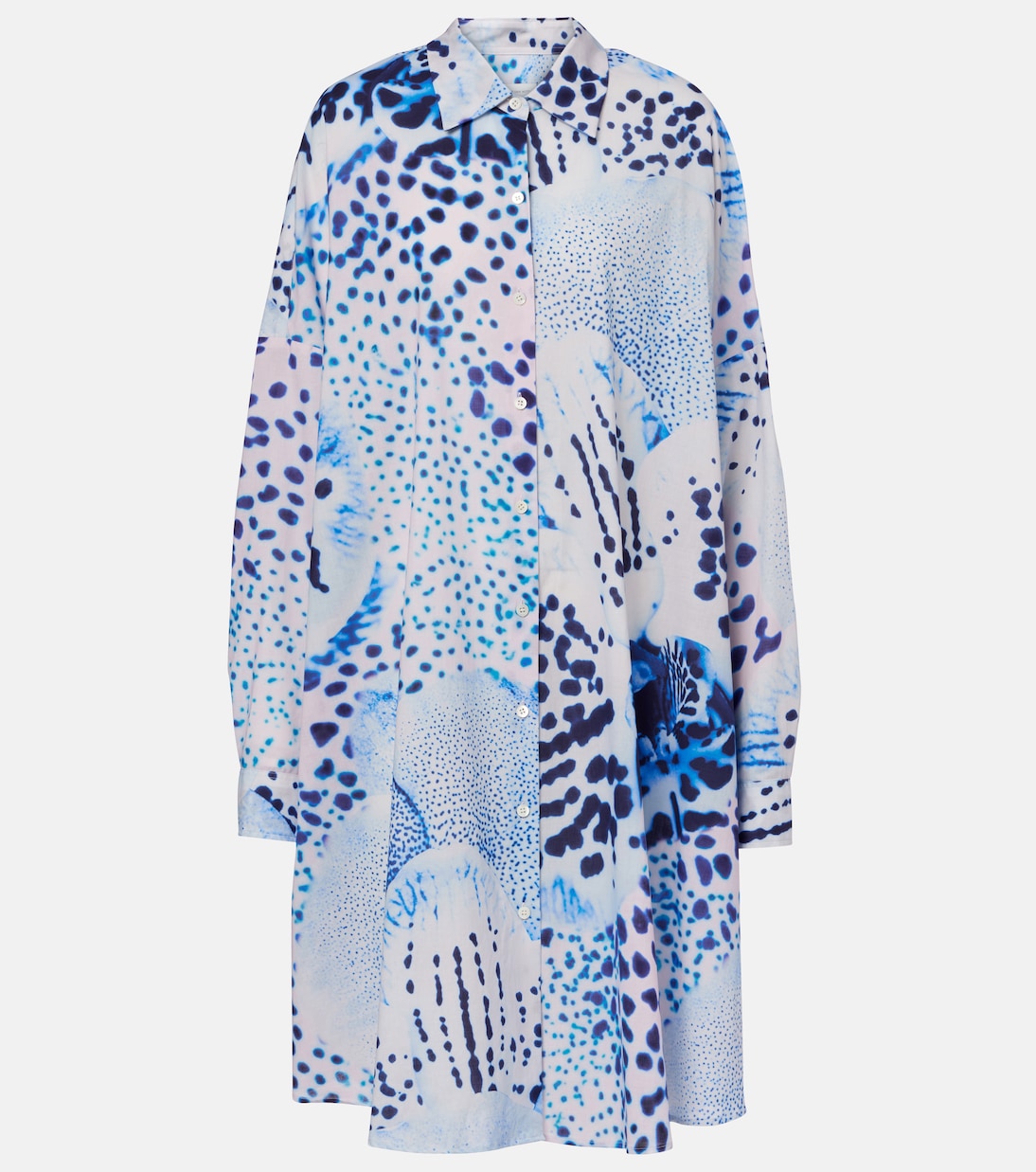 Camicia in voile di cotone con stampa | Dries Van Noten