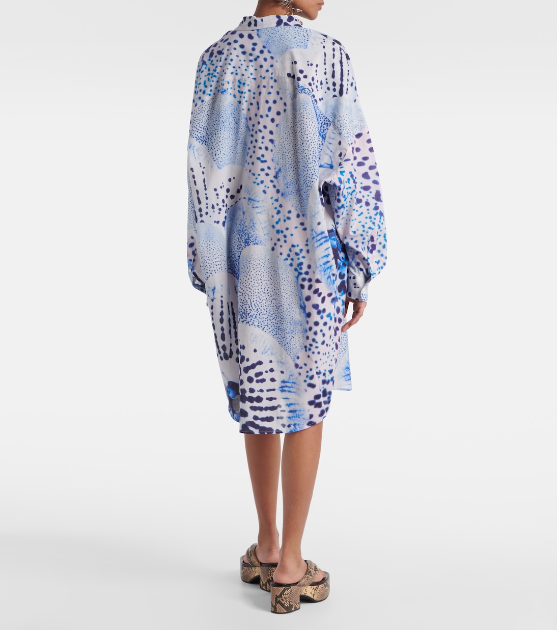 Camicia in voile di cotone con stampa | Dries Van Noten