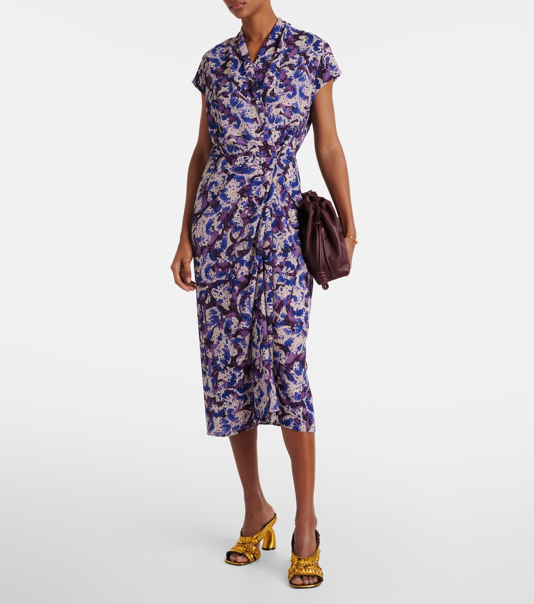 Robe midi imprimée | Dries Van Noten