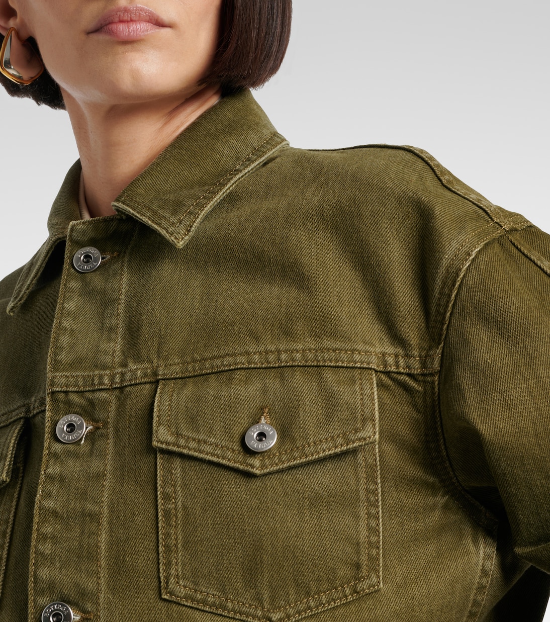 Jeansjacke mit Veloursleder | Bottega Veneta