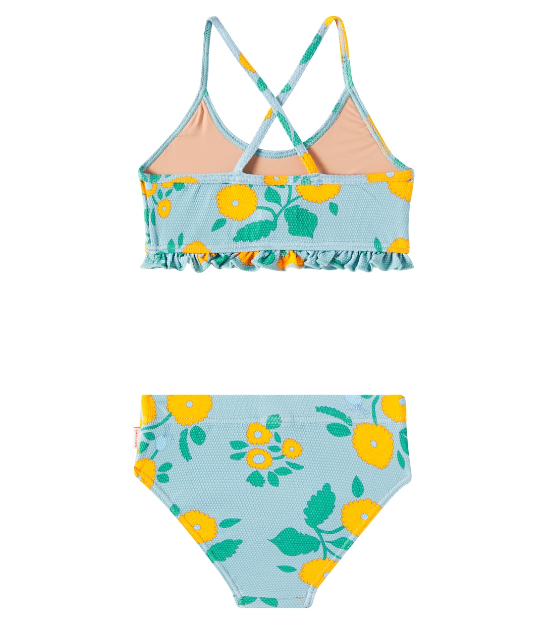 Flowers printed bikini | Tinycottons