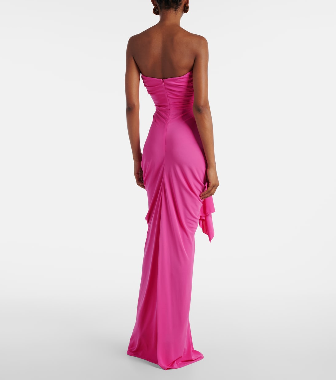 Abito lungo in jersey con cut-out | Christopher Esber