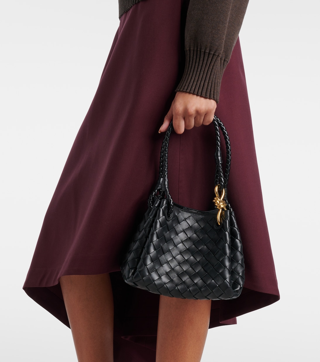 Tote Parachute Small aus Leder | Bottega Veneta