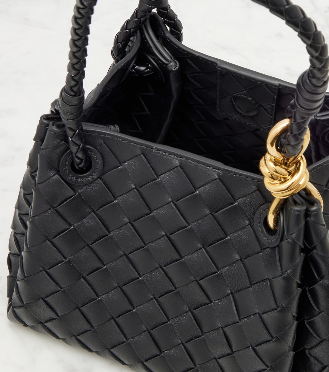 Tote Parachute Small aus Leder | Bottega Veneta