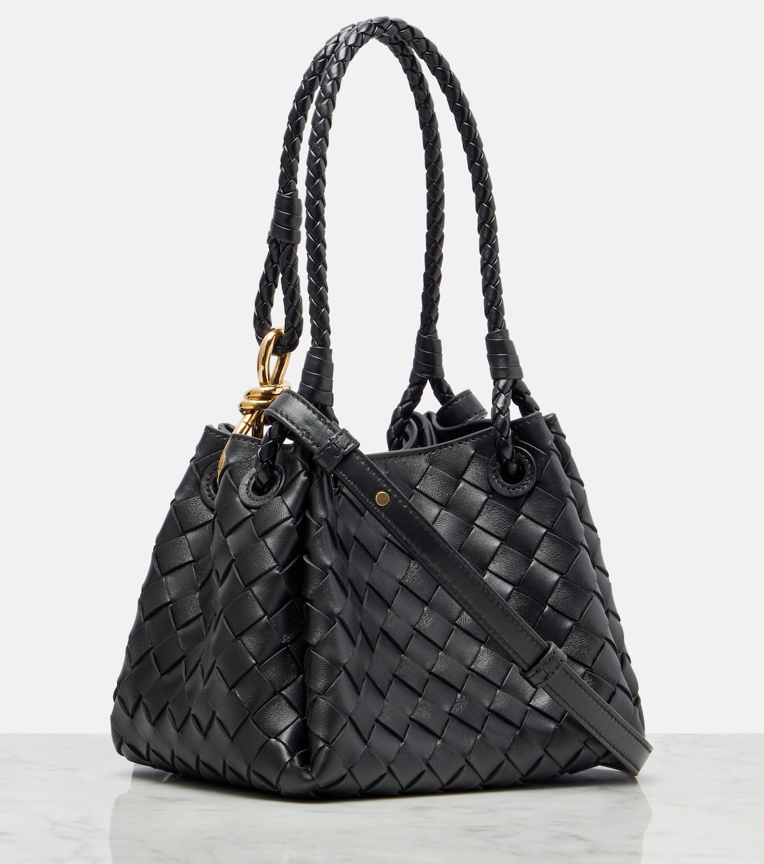 Tote Parachute Small aus Leder | Bottega Veneta