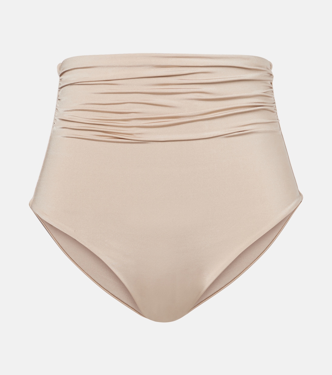 Salli ruched high-rise bikini bottoms | Max Mara