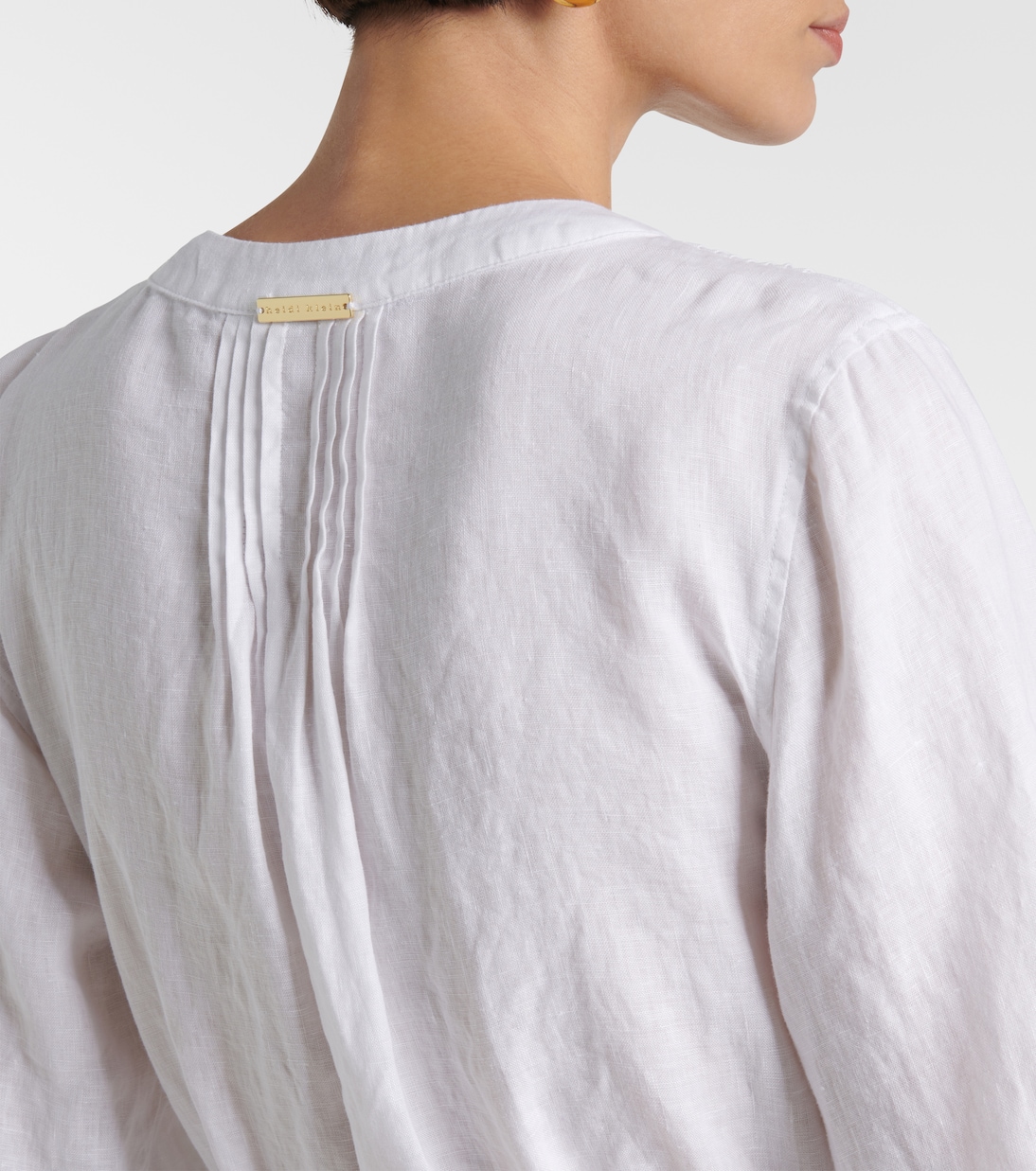 Caftano in lino con cintura | Heidi Klein