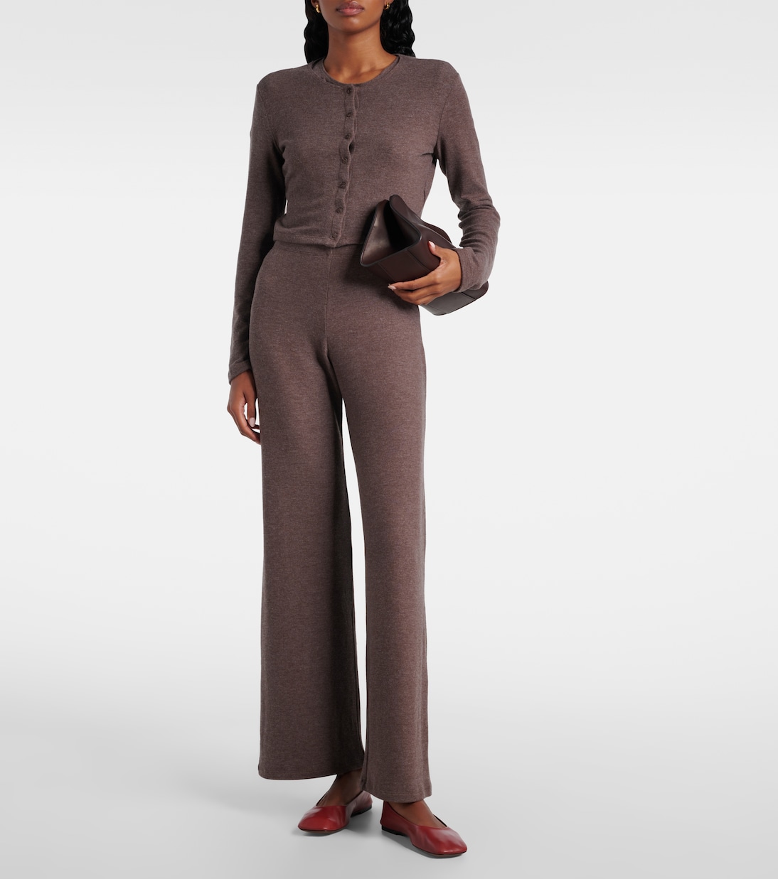 Cardigan cropped Lauren in jersey | Leset