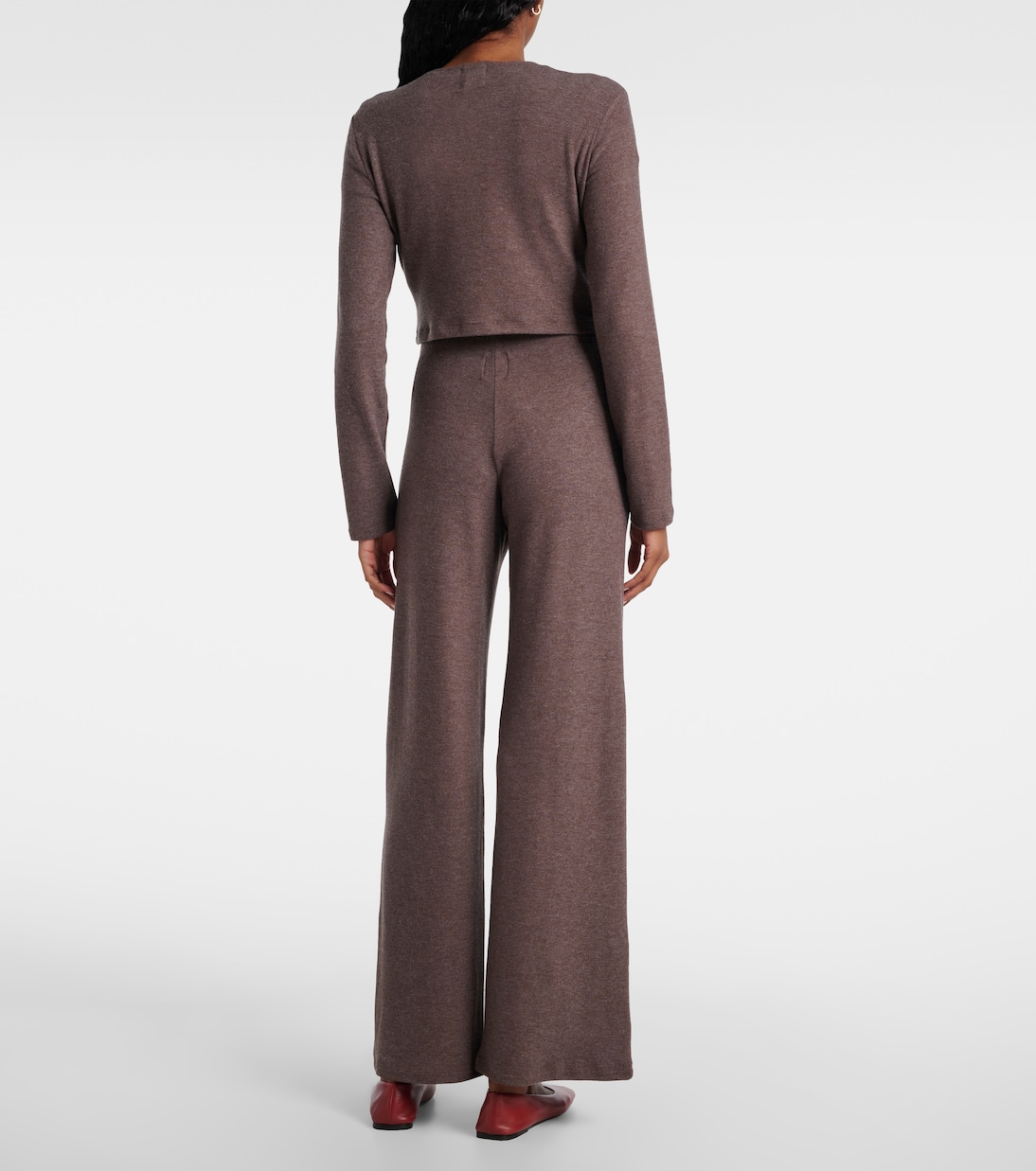Cardigan cropped Lauren in jersey | Leset