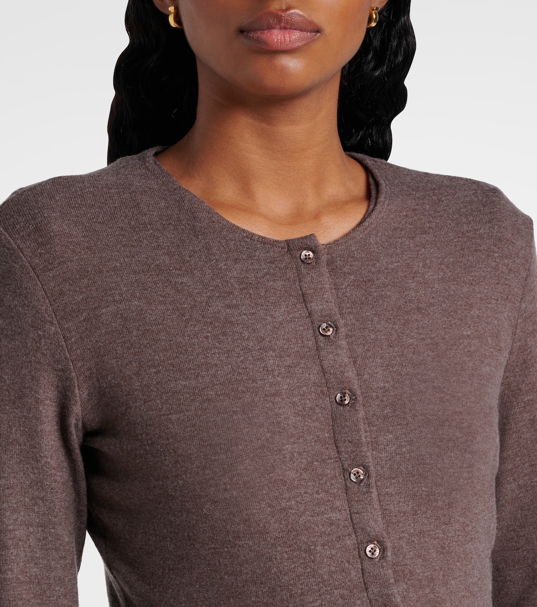 Cardigan cropped Lauren in jersey | Leset