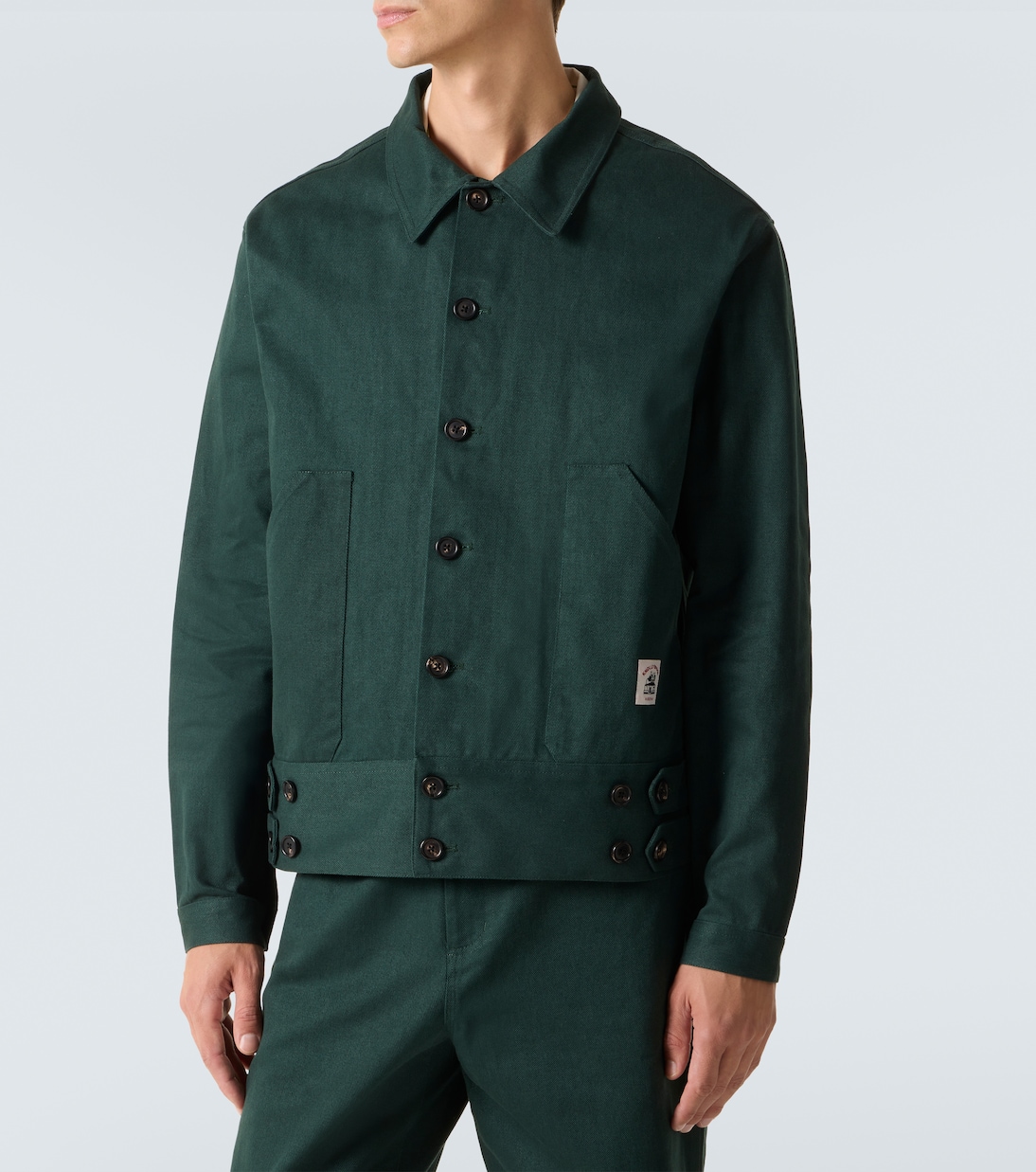 Knolly Brook cotton twill jacket | Bode