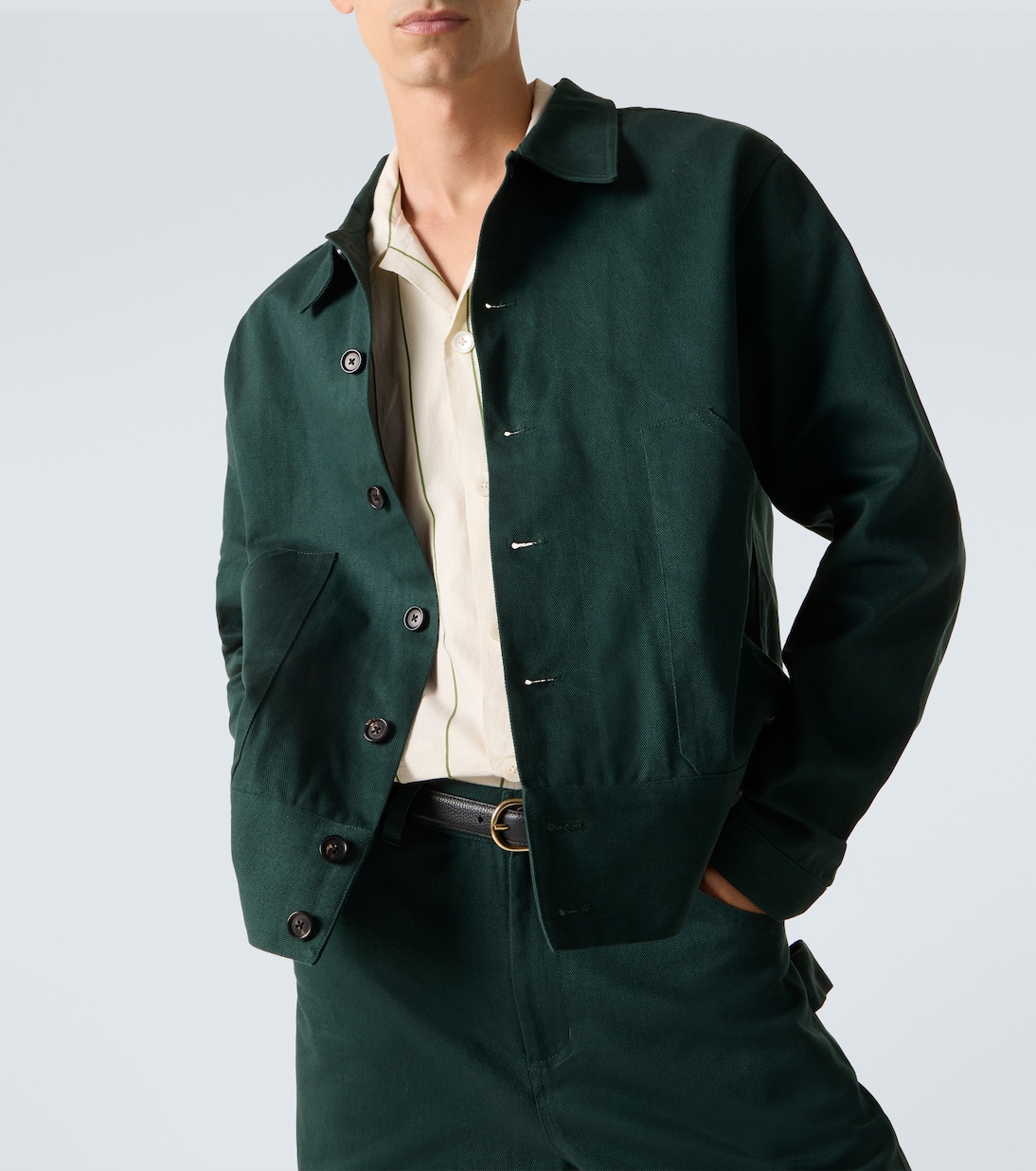 Knolly Brook cotton twill jacket | Bode
