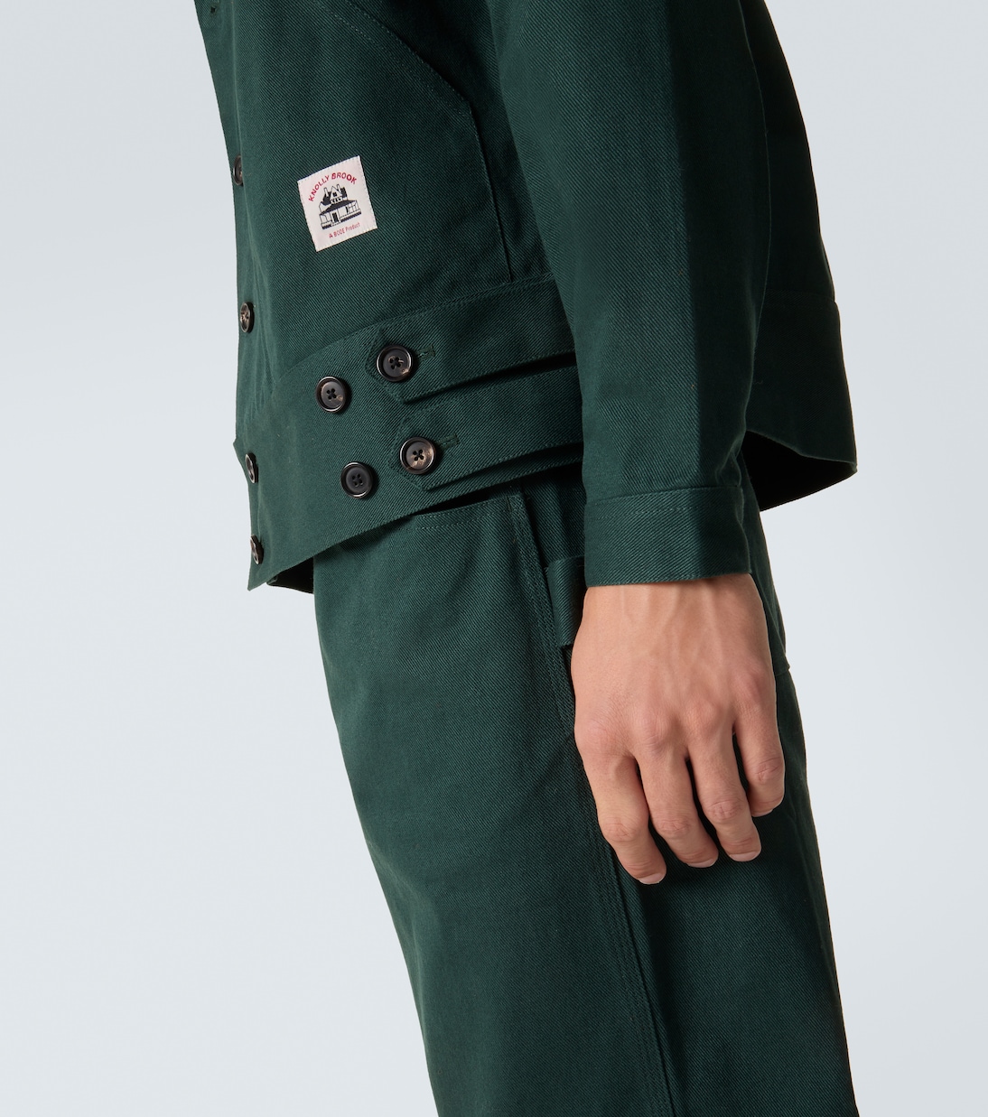 Knolly Brook cotton twill jacket | Bode