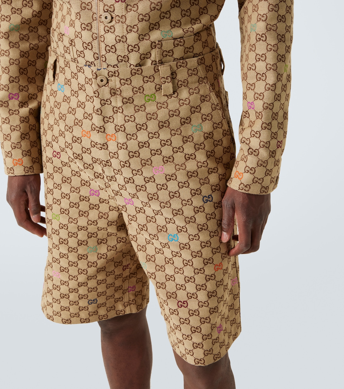 GG fil coupé canvas shorts | Gucci