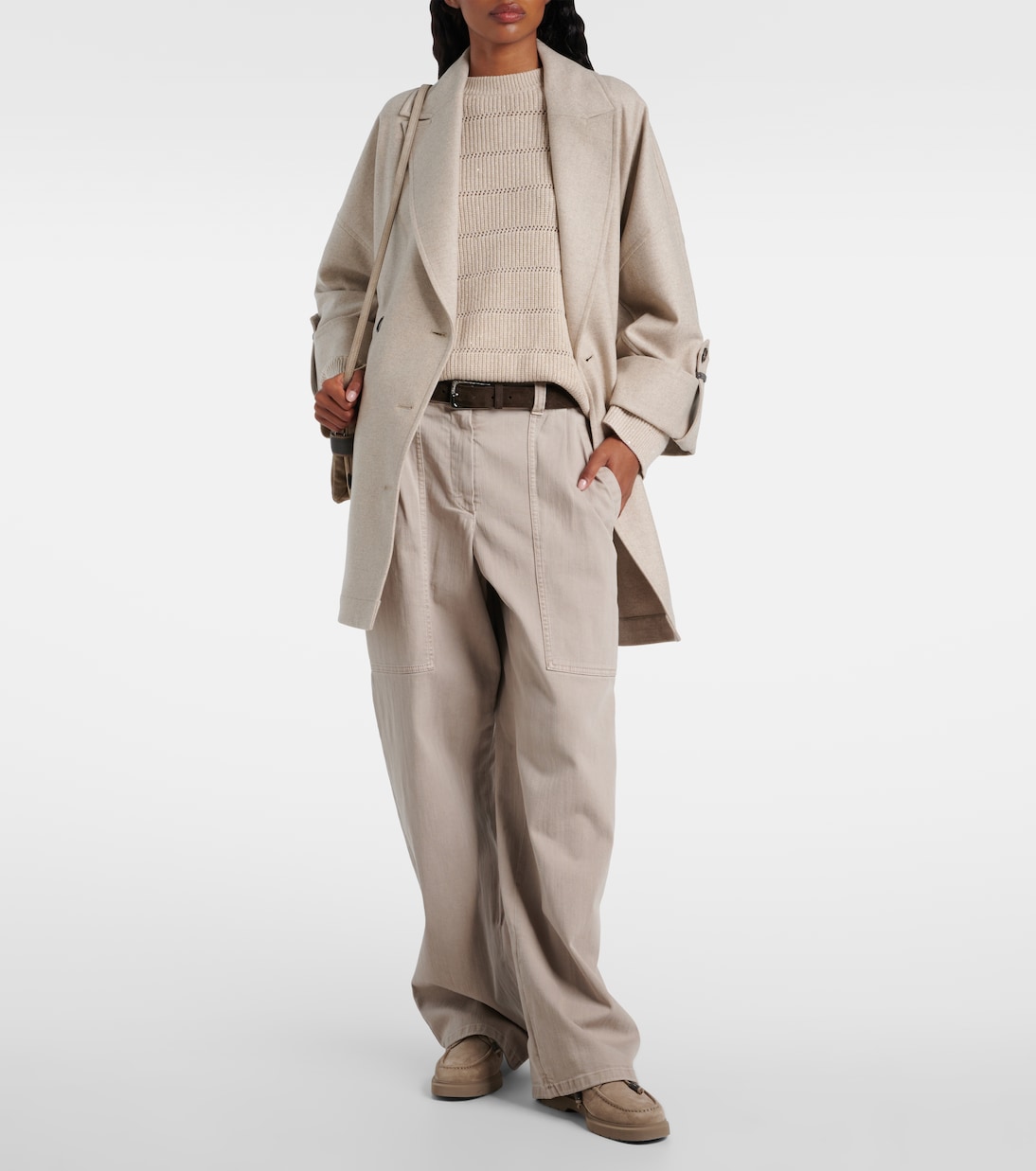 Cashmere and wool-blend sweater | Brunello Cucinelli