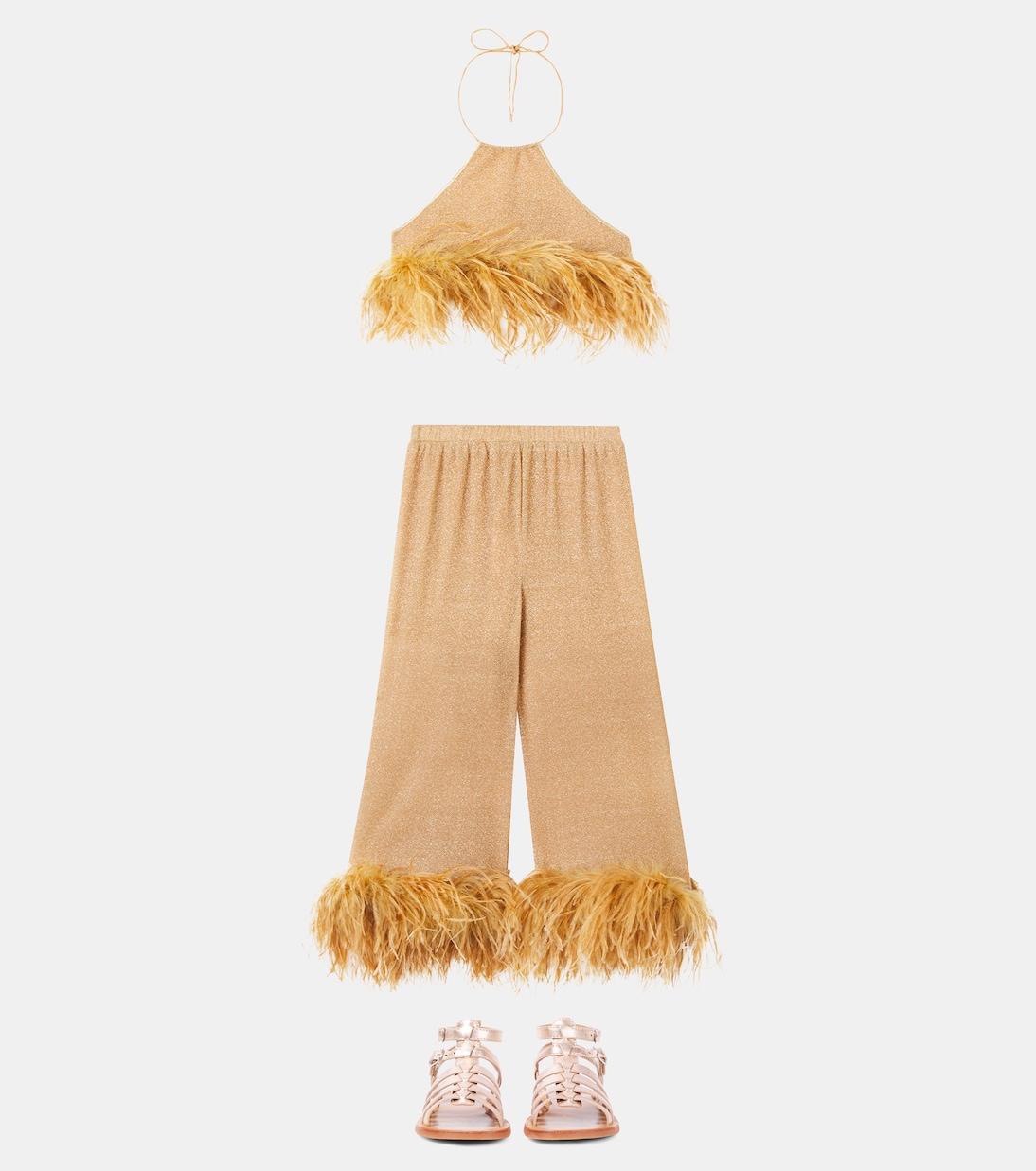 OseMini Lumière lamé pants  | Oséree Kids