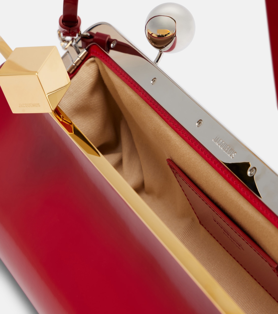 Salon leather clutch | Jacquemus
