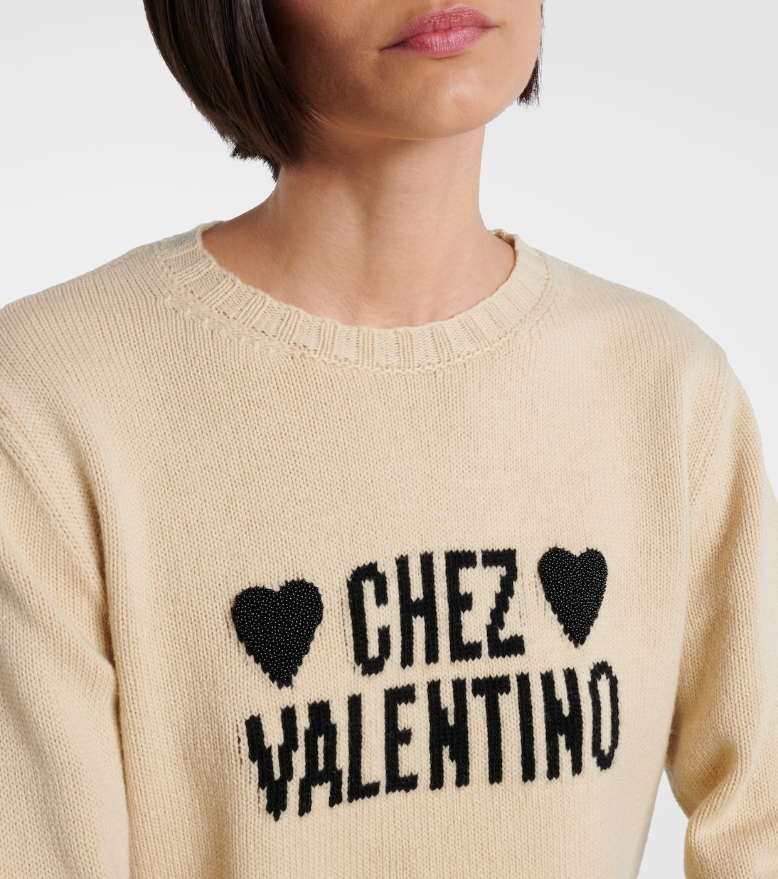 Chez Valentino virgin wool sweater | Valentino