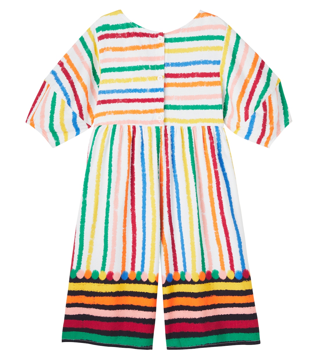 Macacão Rabisquiris striped jumpsuit | Fábula
