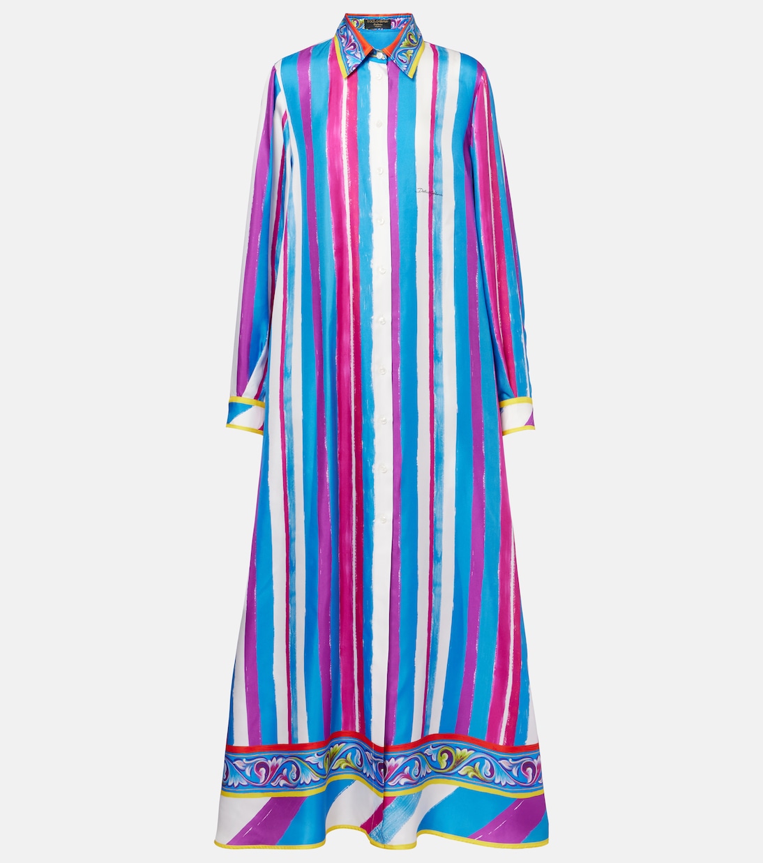 Striped silk kaftan | Dolce&Gabbana