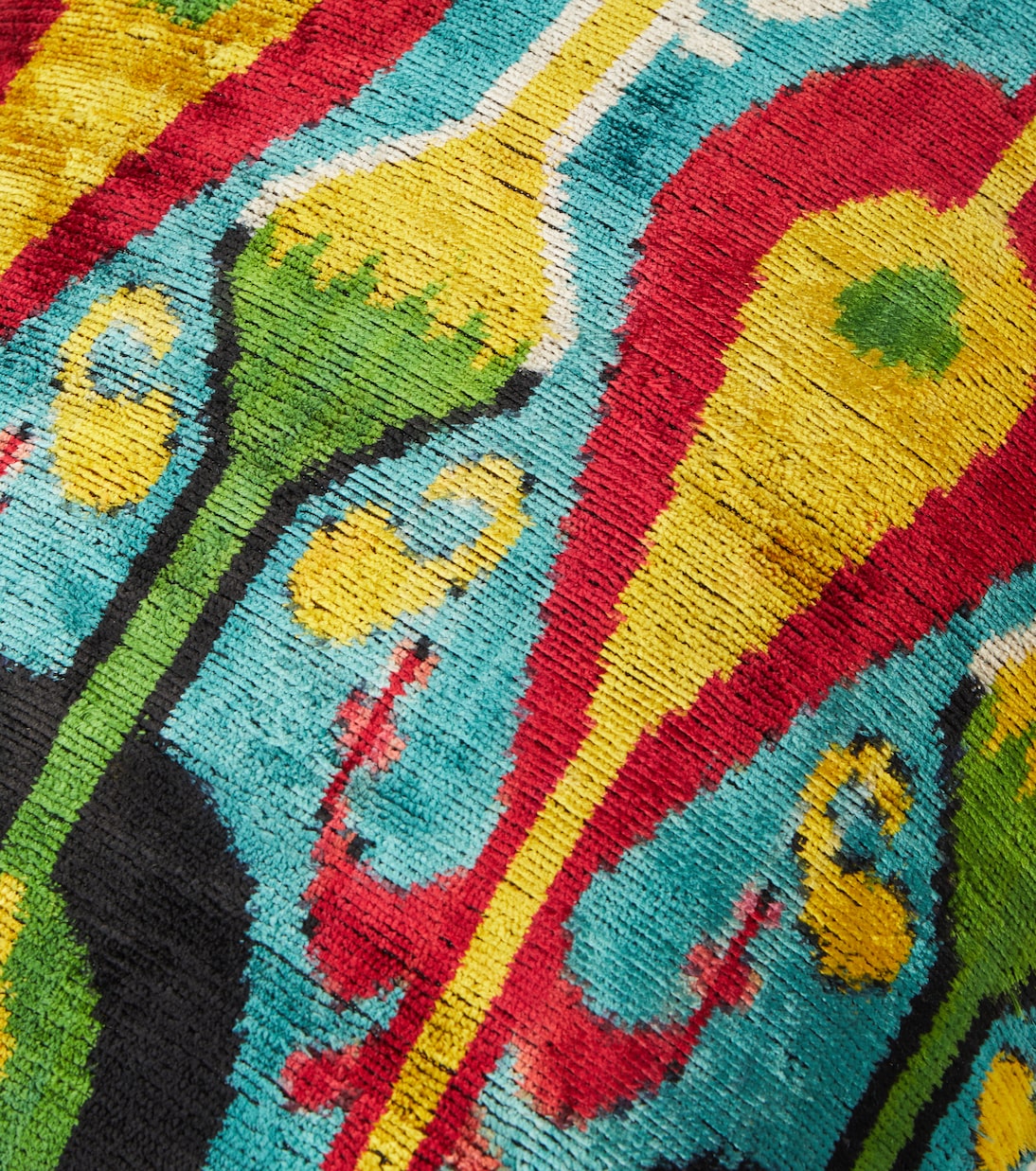 Silk and cotton cushion | Les-Ottomans