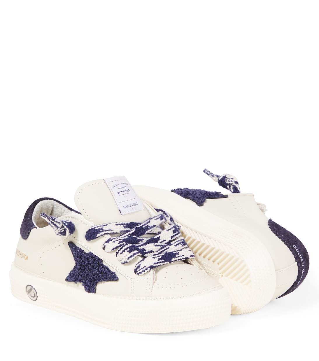 x Golden Goose leather sneakers | Bonpoint