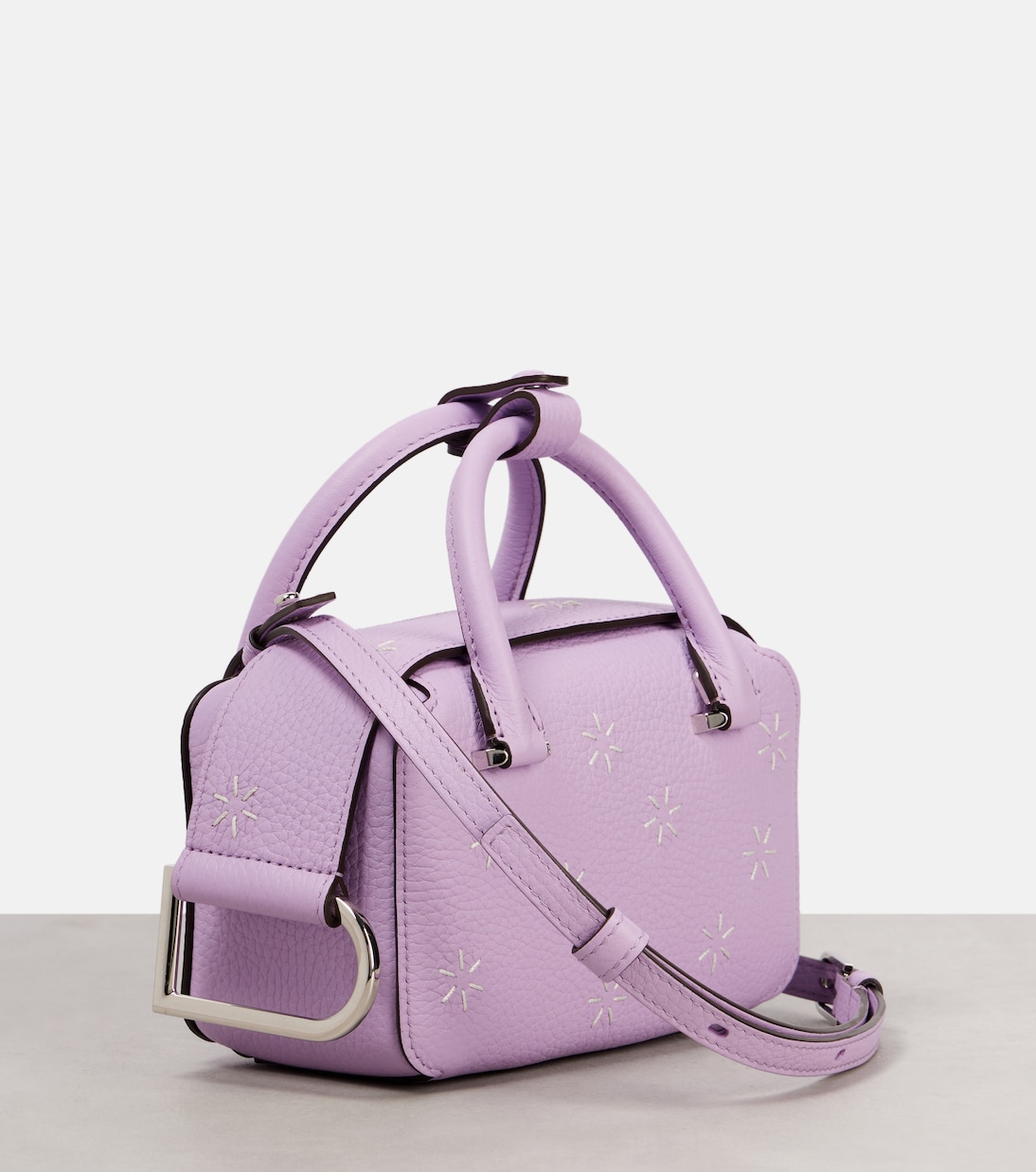Tote Cool Box Flora Nano aus Leder | Delvaux