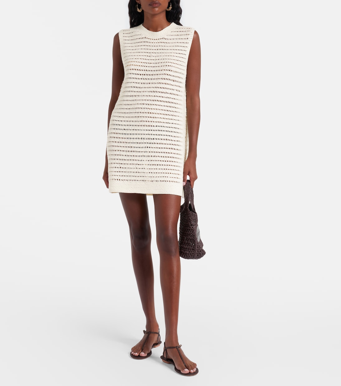 Lucy crochet cotton minidress | Leset