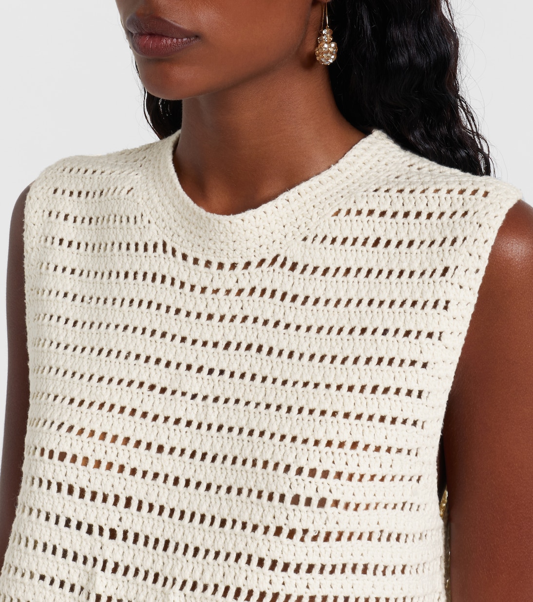 Lucy crochet cotton minidress | Leset