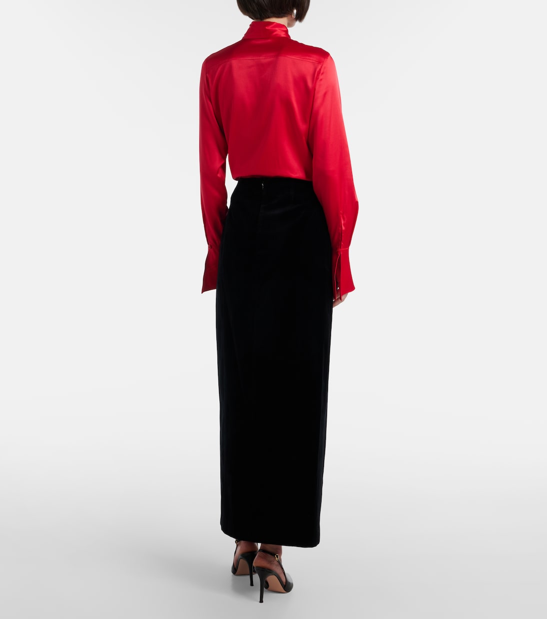 Maxirock aus Baumwollsamt | Nina Ricci