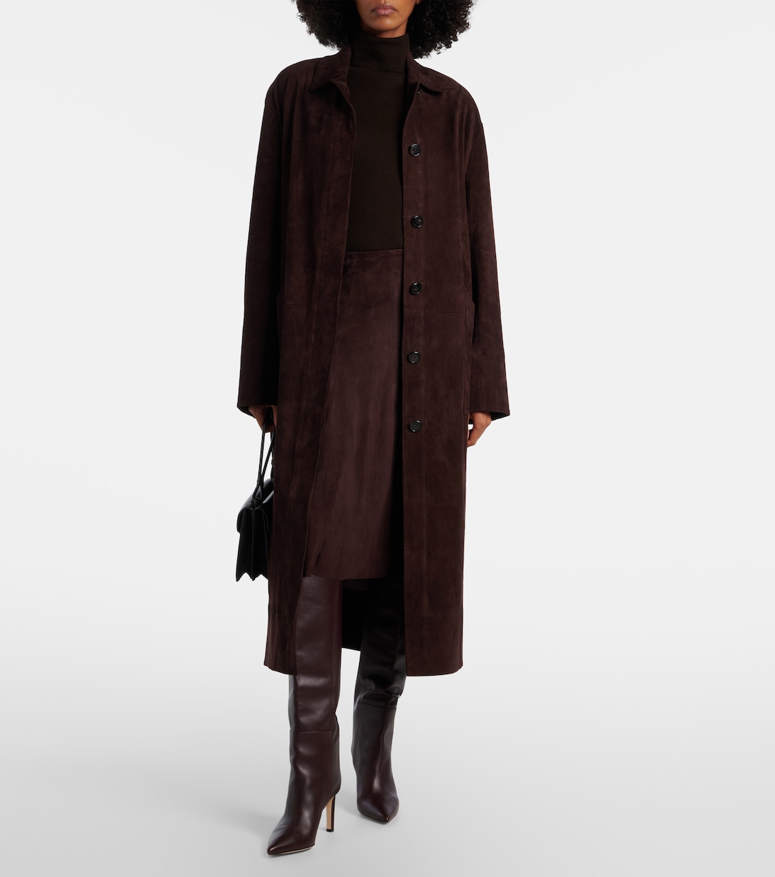 Suede coat | Stouls