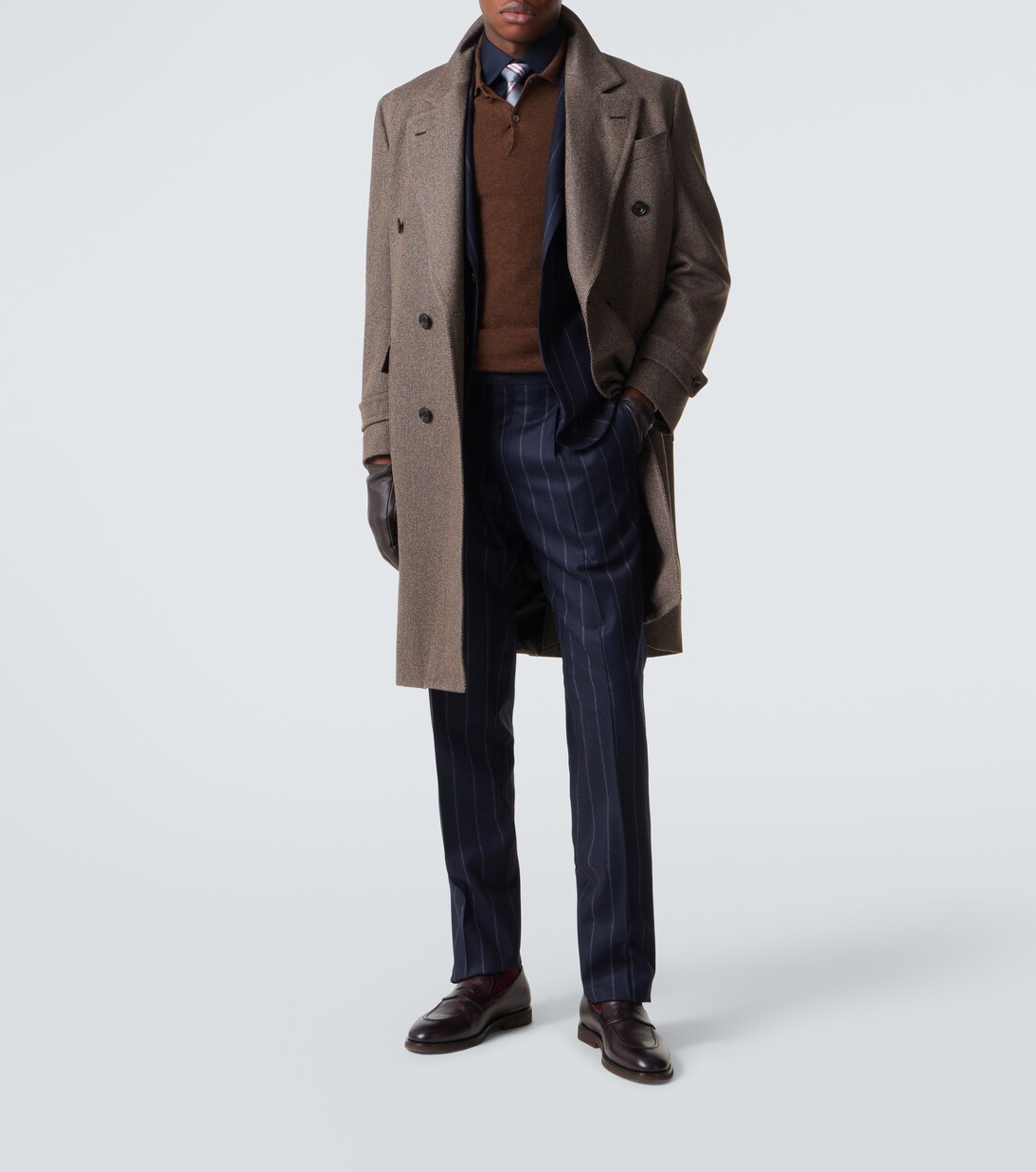 Manteau en sergé de laine | Thom Sweeney