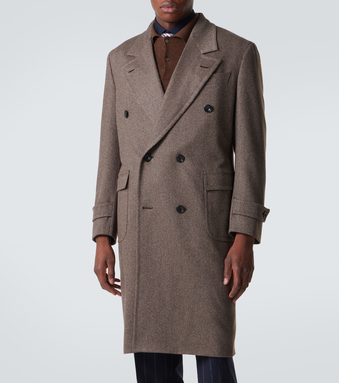 Manteau en sergé de laine | Thom Sweeney