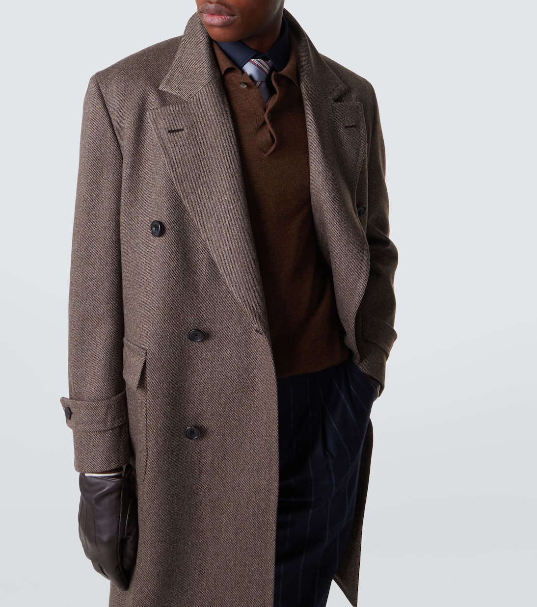 Manteau en sergé de laine | Thom Sweeney