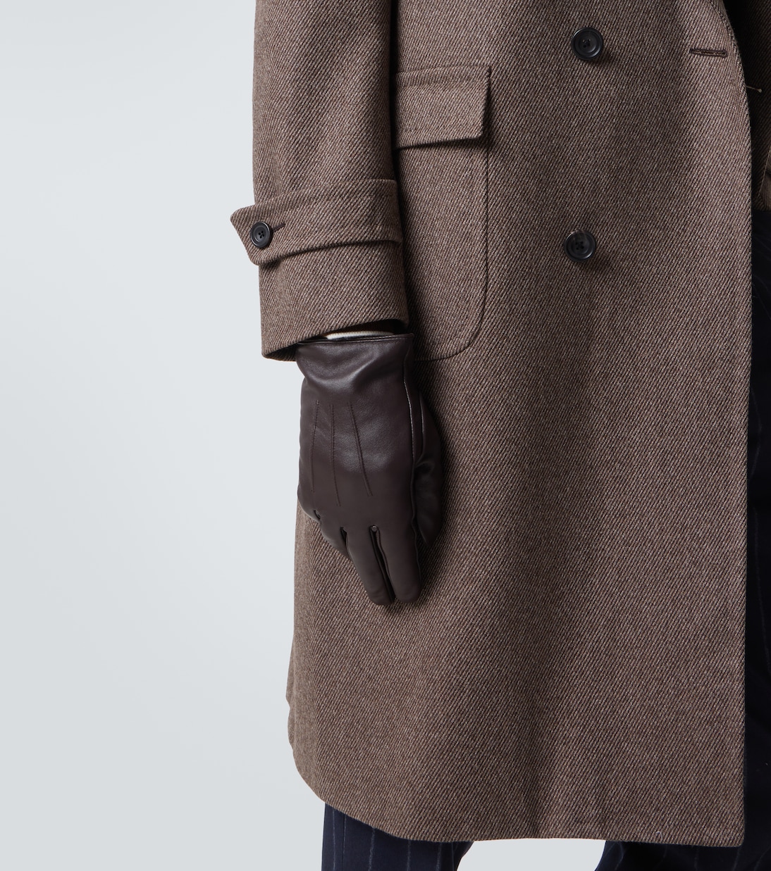 Manteau en sergé de laine | Thom Sweeney