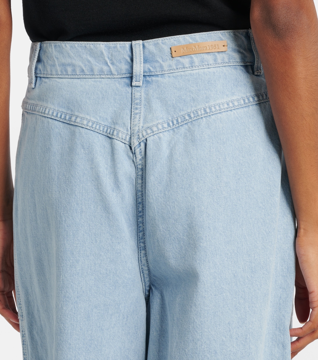 High-Rise Wide-Leg Jeans Pugnale | Max Mara