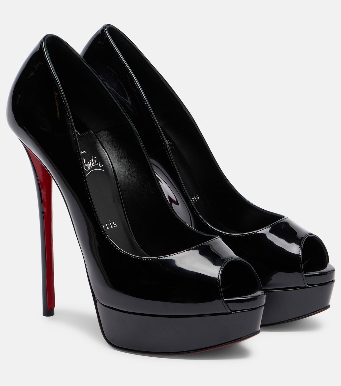 Salones peep-toe Lady Z 160 de charol | Christian Louboutin