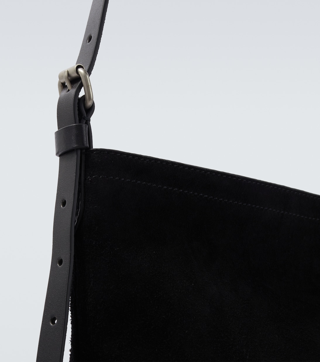 Suede messenger bag | Dries Van Noten