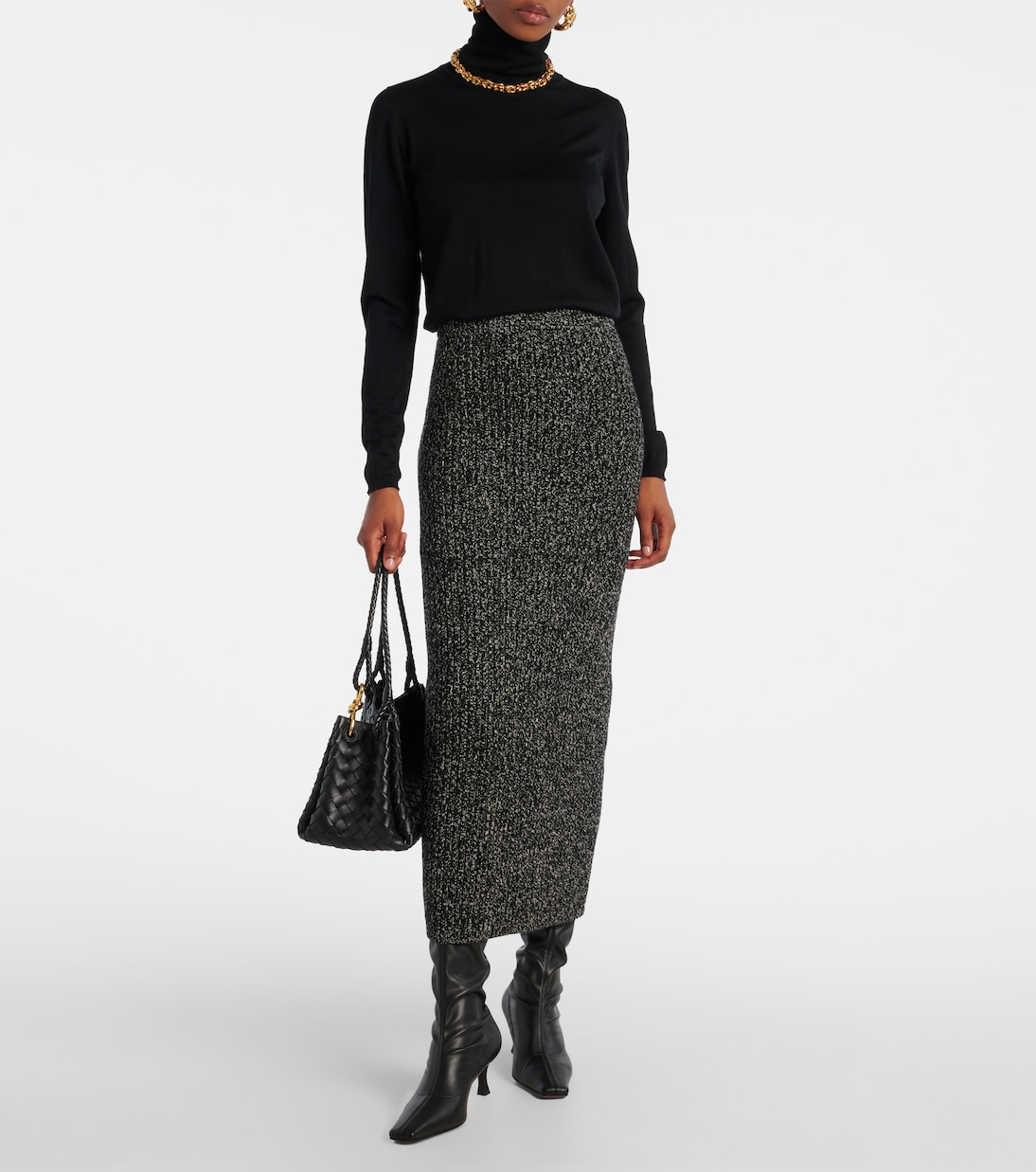 Falda tubo Rodano en mezcla de lana | Max Mara