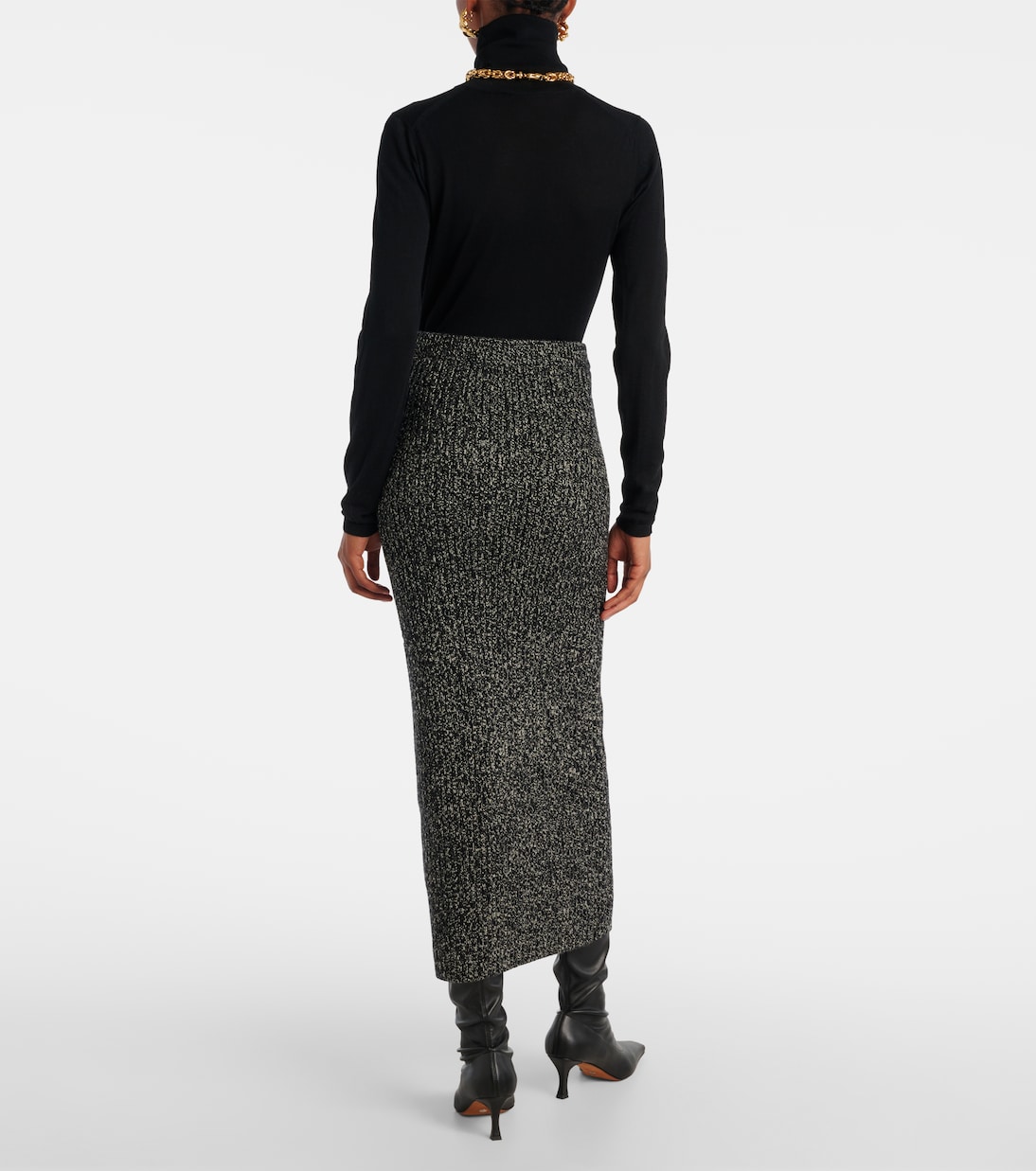 Falda tubo Rodano en mezcla de lana | Max Mara