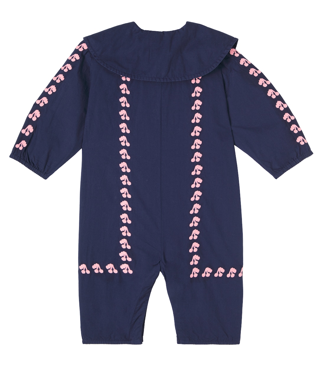 Bébé – Grenouillère Cherries brodée en coton | Tinycottons