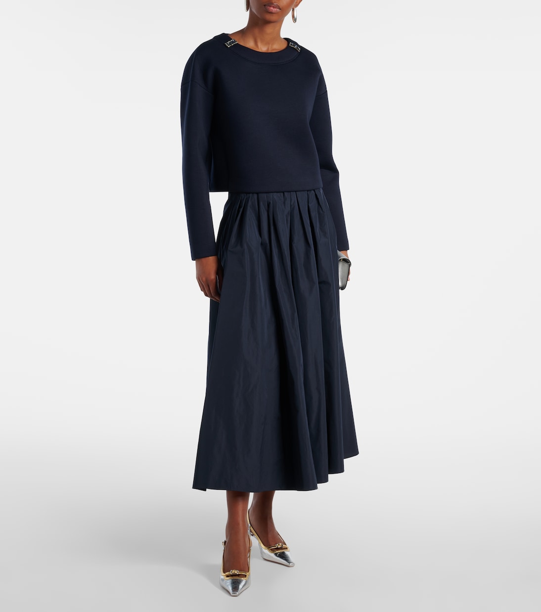 Embellished jersey sweatshirt | 'S Max Mara