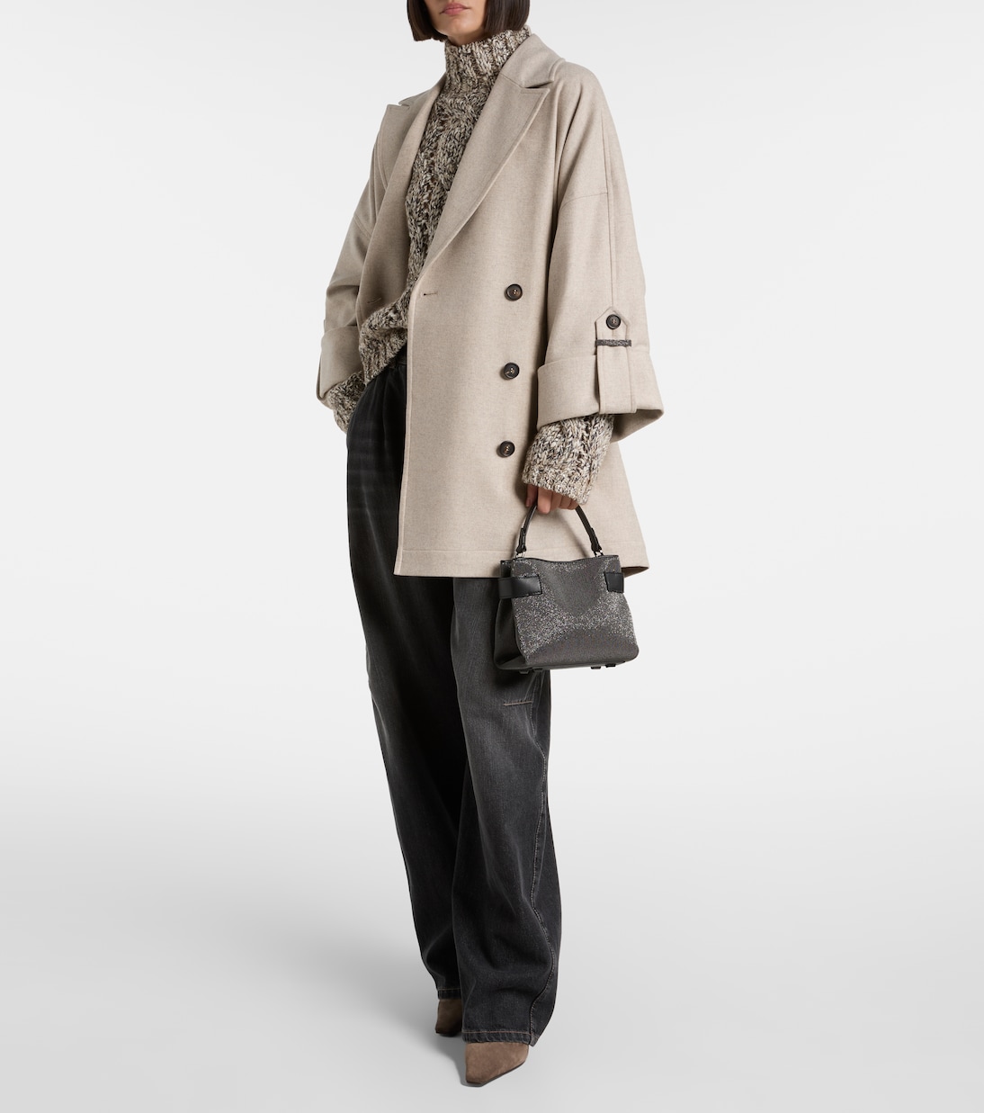 حقيبة كتف Medium | Brunello Cucinelli