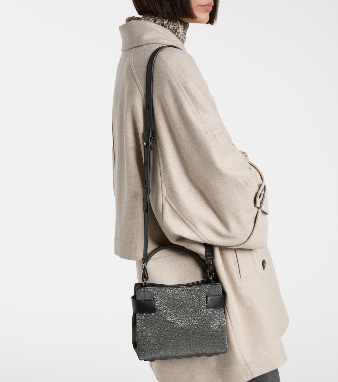 حقيبة كتف Medium | Brunello Cucinelli